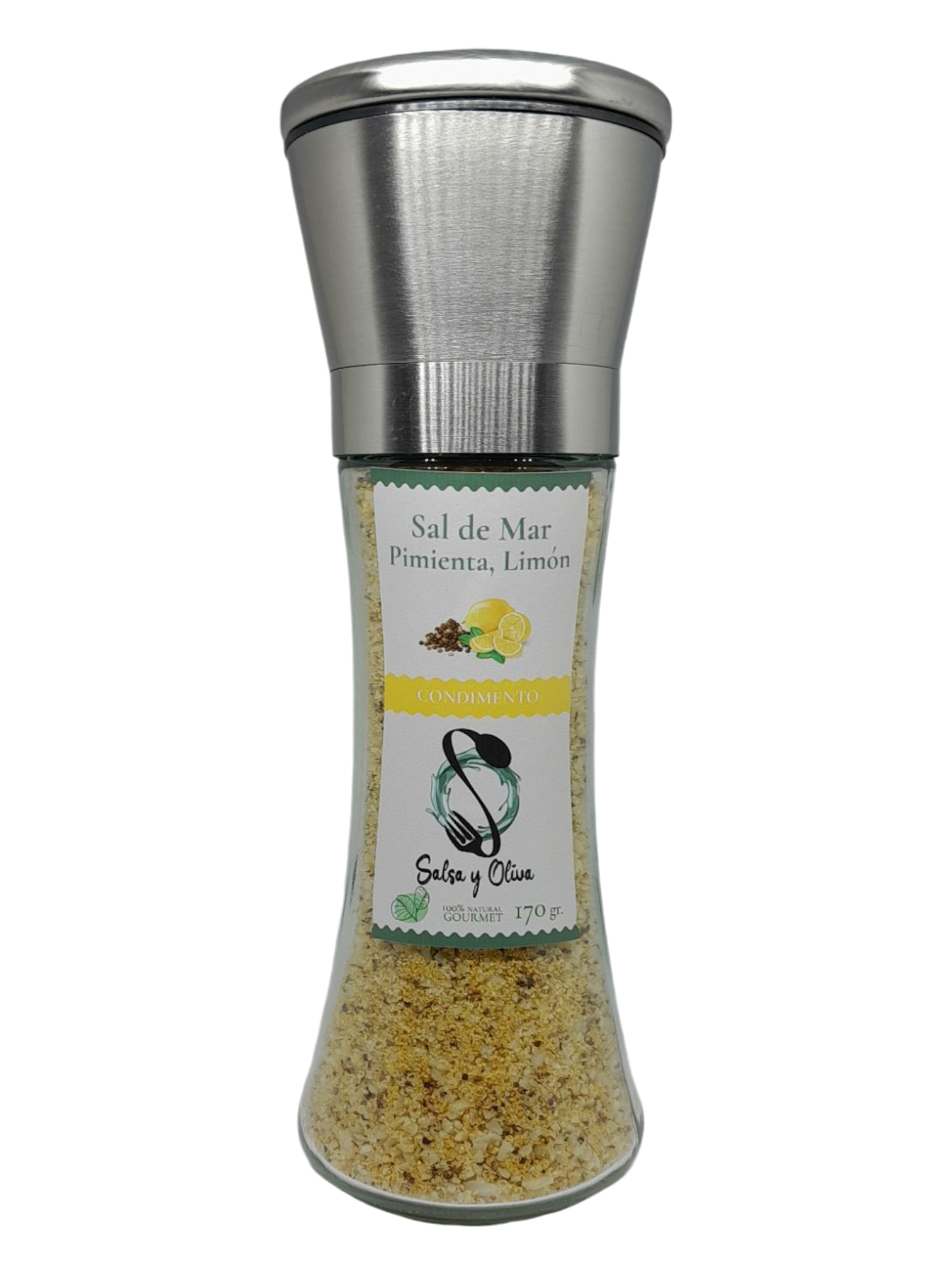 Sal de Mar con Pimienta y Limón