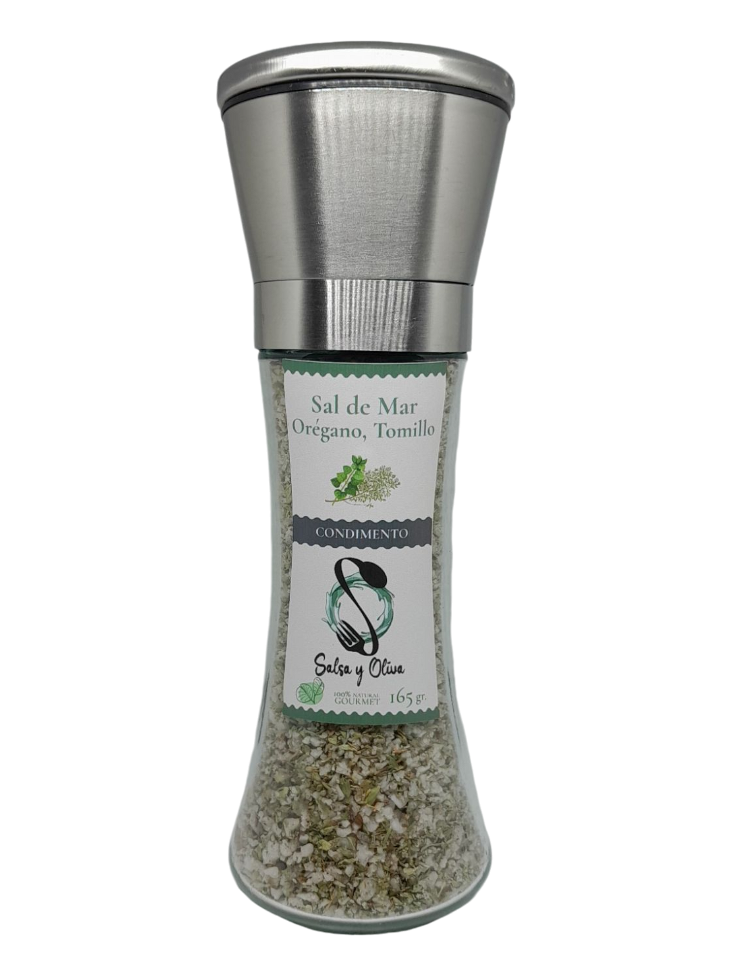 Sal de Mar con Tomillo y Orégano