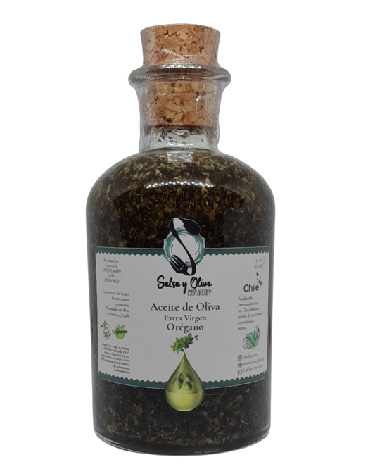 Aceite de Oliva Extra-Virgen al Orégano 250cc